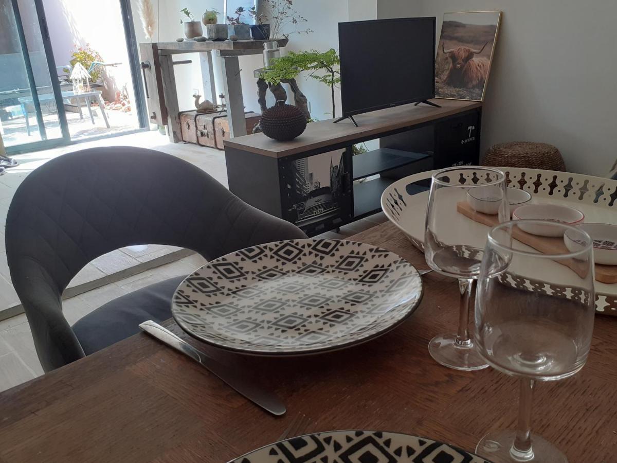 Loft Avec Clim, Parking Et Jardin Proche De La Mer Villa Sauvian Esterno foto