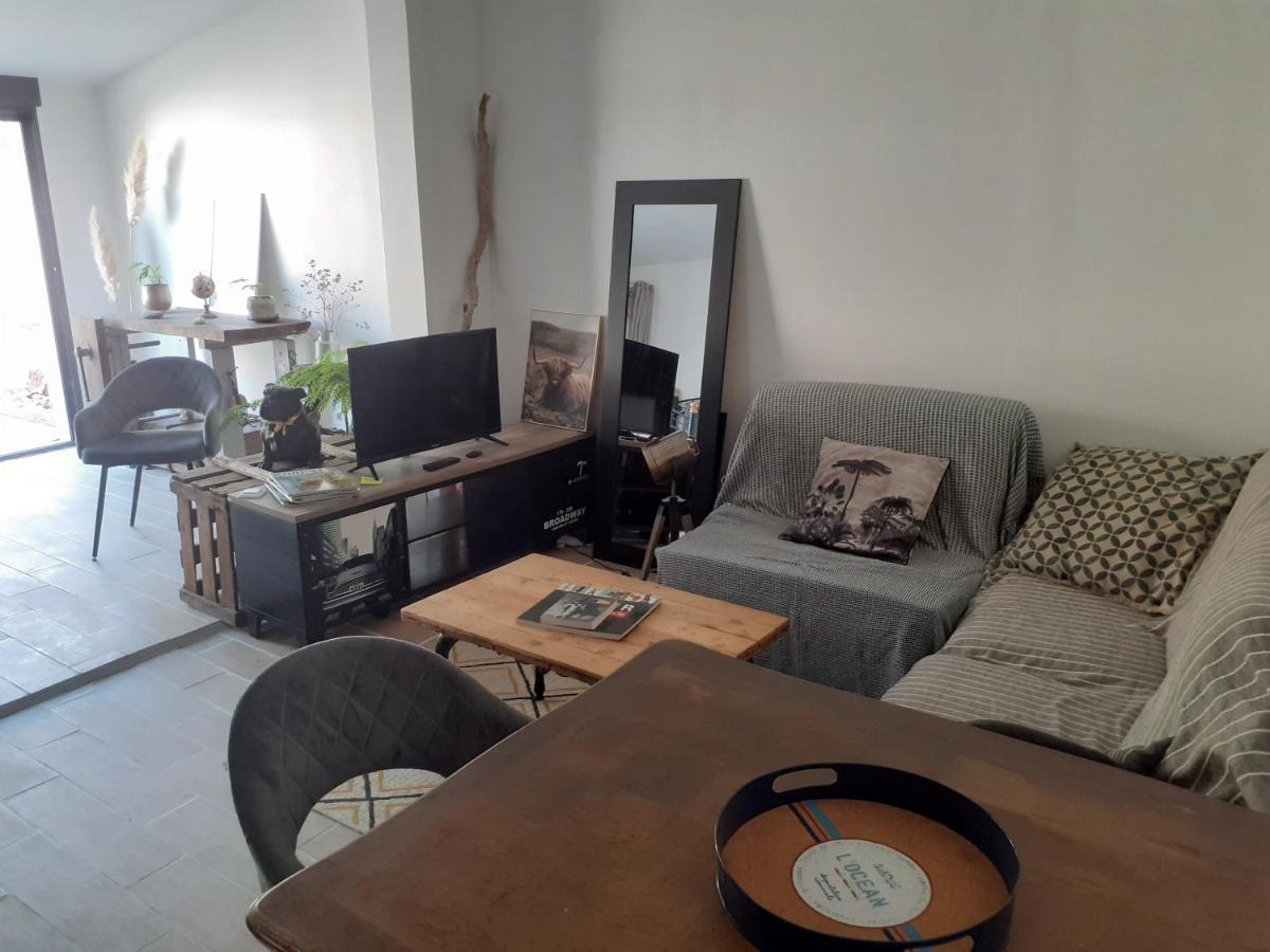 Loft Avec Clim, Parking Et Jardin Proche De La Mer Villa Sauvian Esterno foto