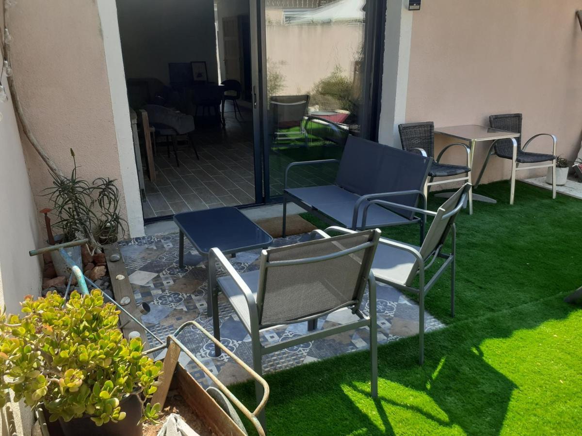 Loft Avec Clim, Parking Et Jardin Proche De La Mer Villa Sauvian Esterno foto