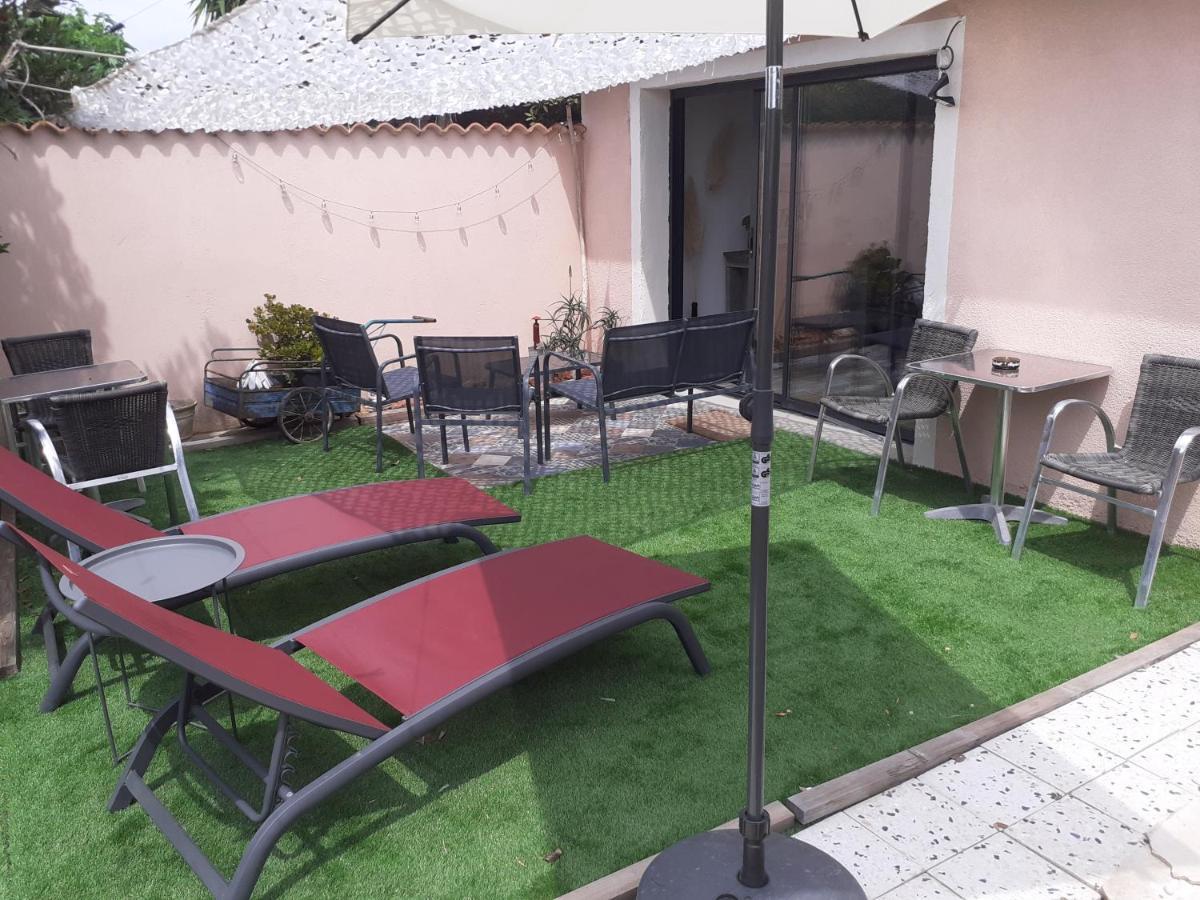 Loft Avec Clim, Parking Et Jardin Proche De La Mer Villa Sauvian Esterno foto